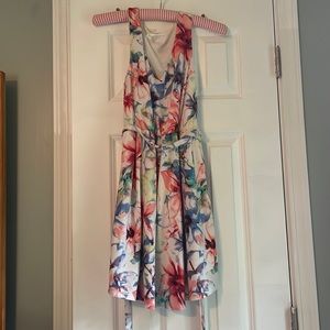 Pinkblush floral tank maternity dress